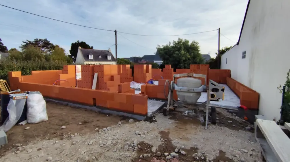 Travaux maison brique